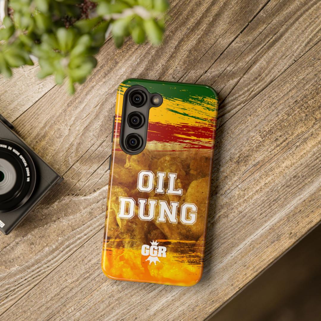 GGR Brand Custom Print Tough Phone Case - Oil Dung Dinner