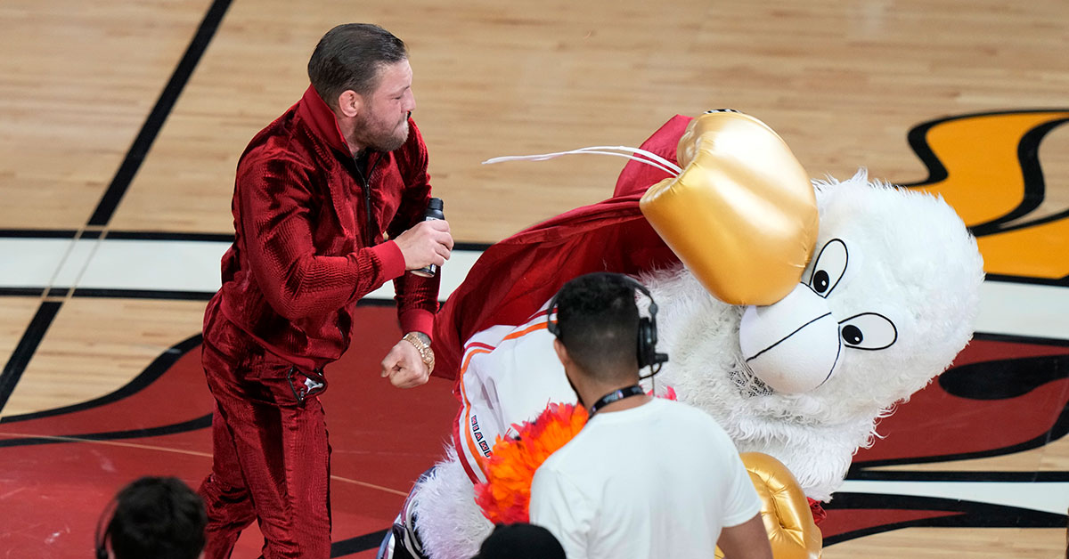 Did Miami Heat Make A Bad Decision To Stage The Mascot Fight With Mma Fighter Connor Mcgregor?