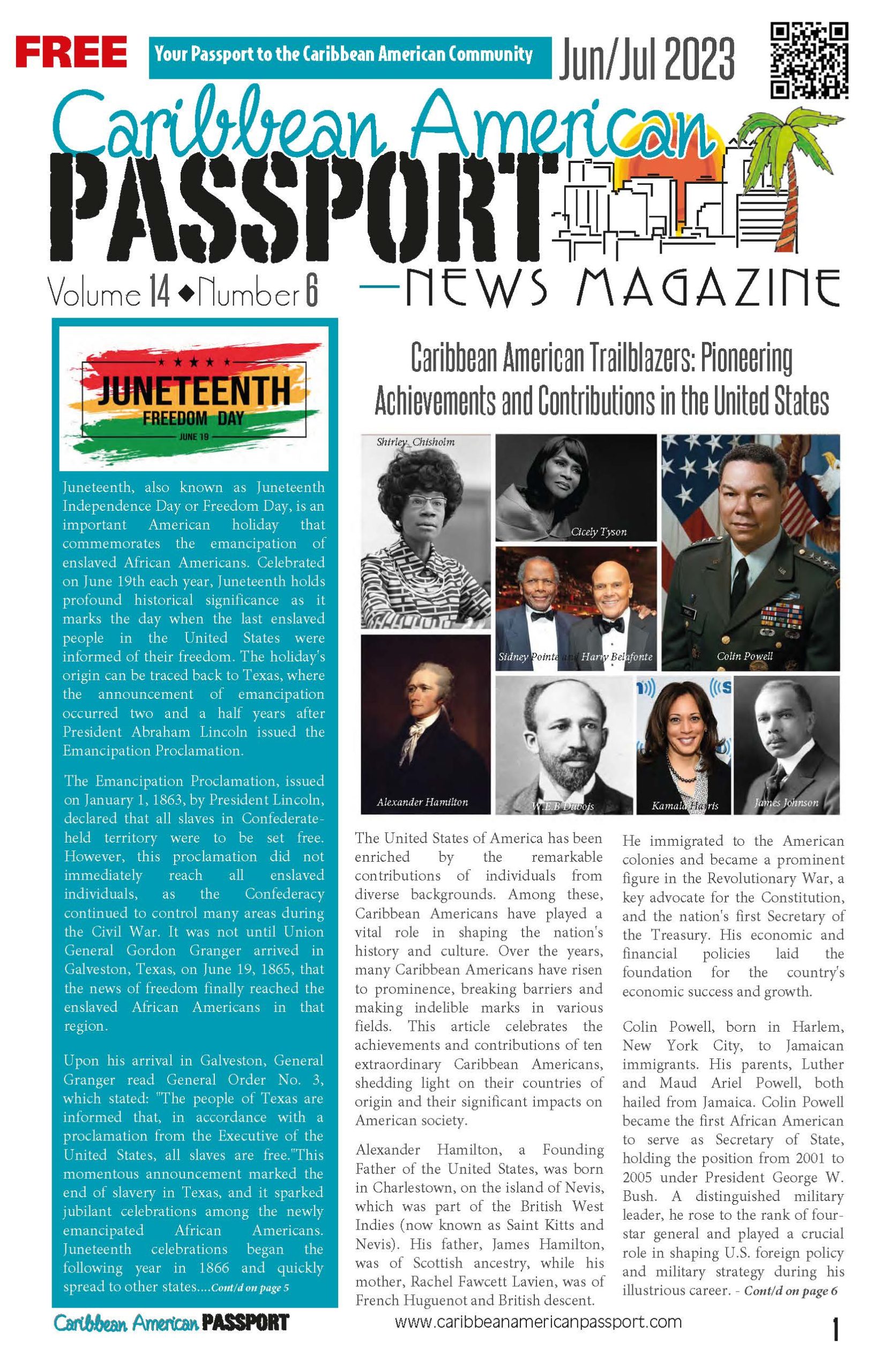Caribbean American Passport News Magazine - July 2023