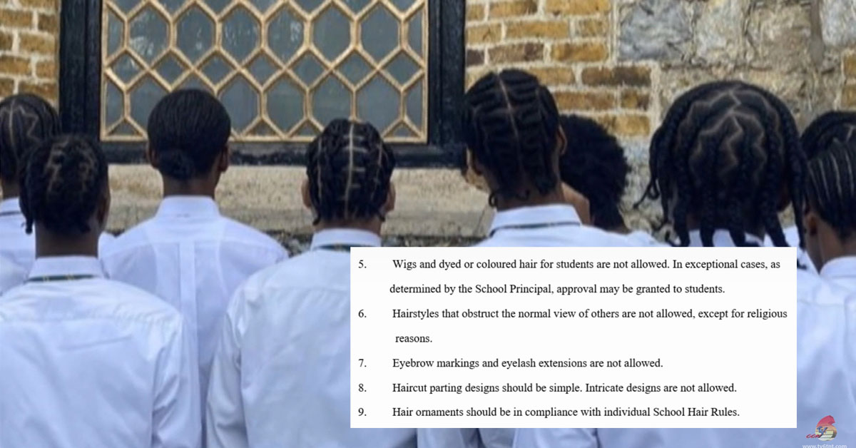 Is It Abuse Of Authority When T&t Schools Enforce Hair Style Restrictions On Kids?