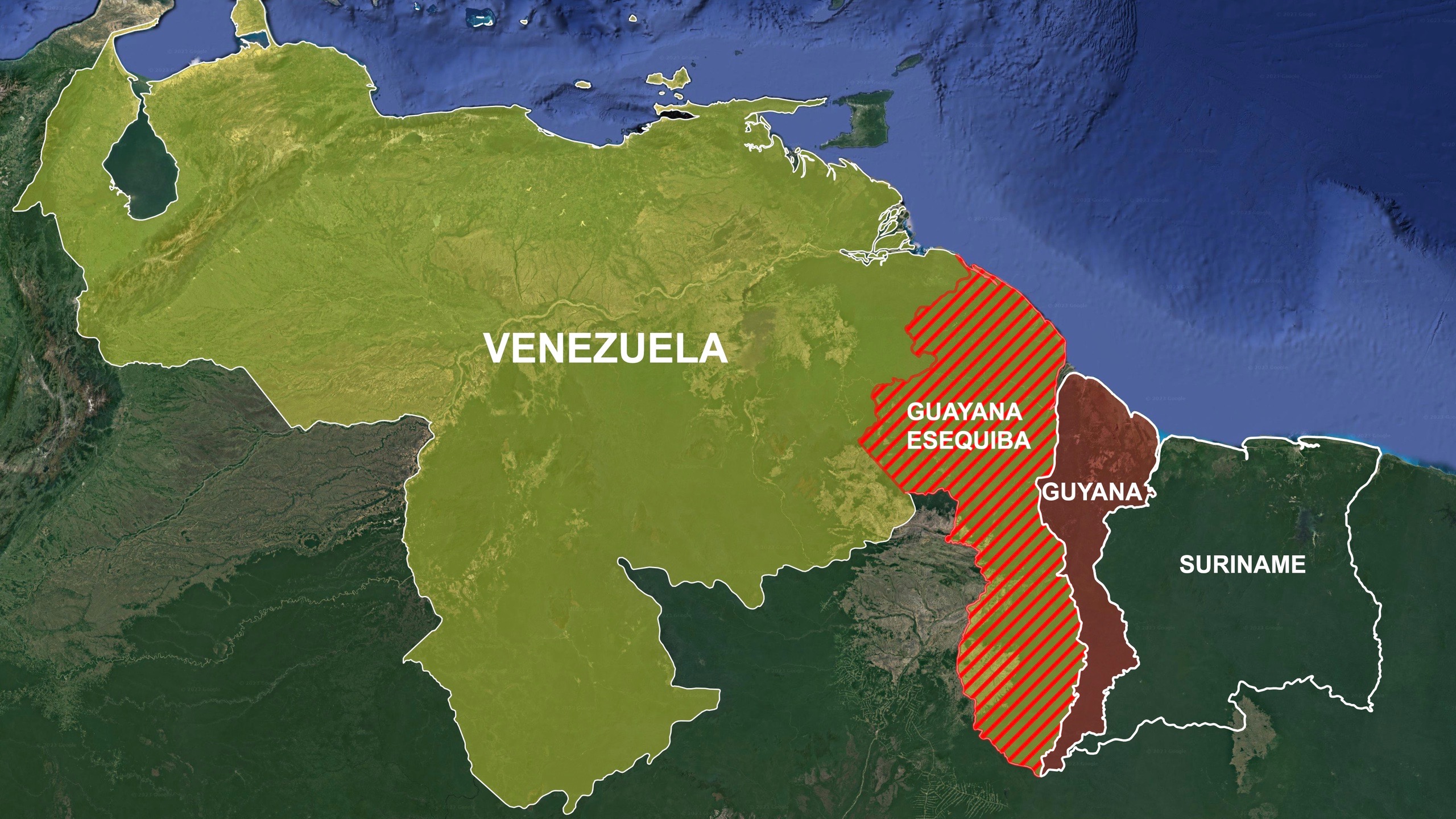 Not A Blade Of Grass - Guyana Vs. Venezuela