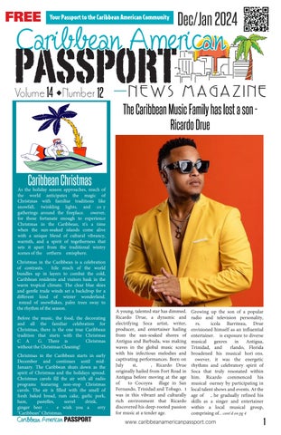 Caribbean American Passport News Magazine - Dec/jan 2023/24