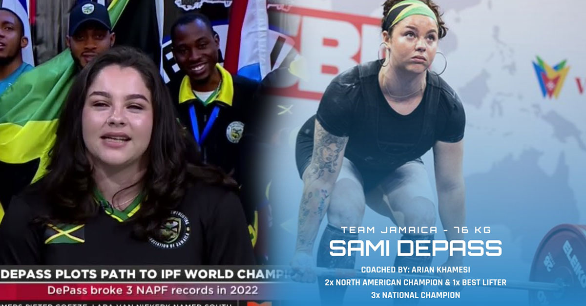 Jamaican Athlete Sami Depass Is A Star In The Sport Of Competitive Weight Lifting