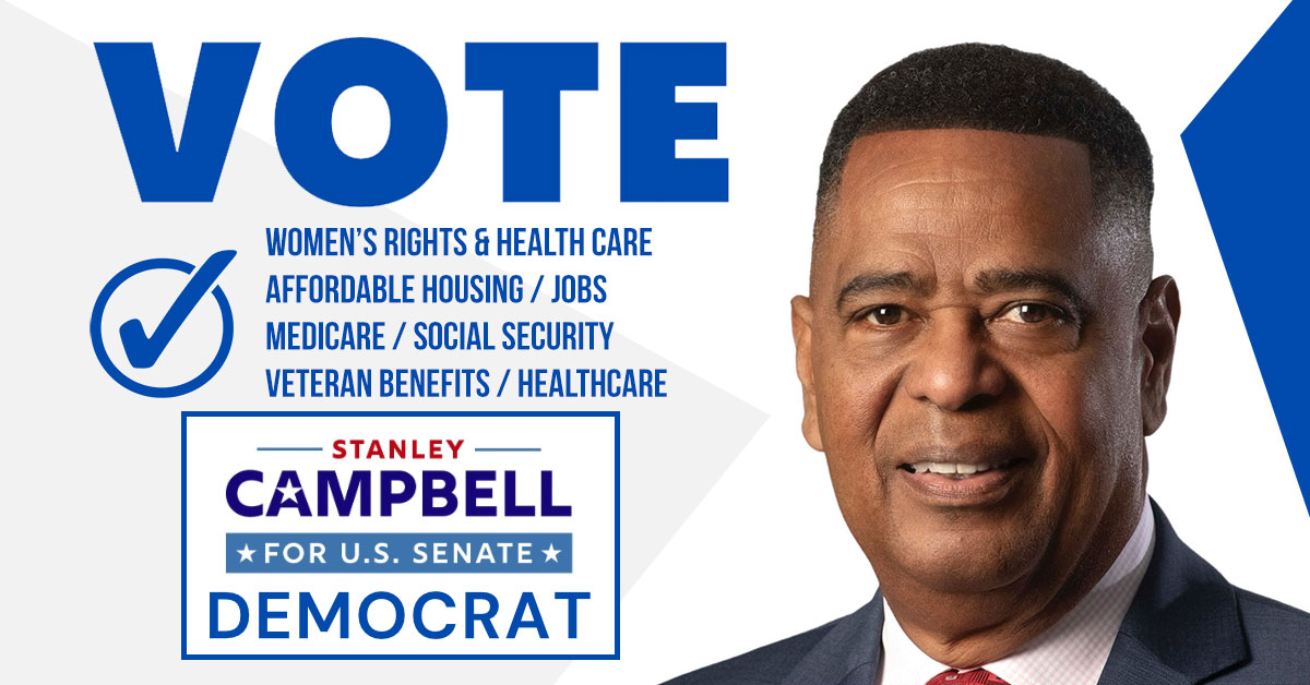 Democratic Black Caucus Of Florida Endorses Stanley Campbell For U.s. Senate