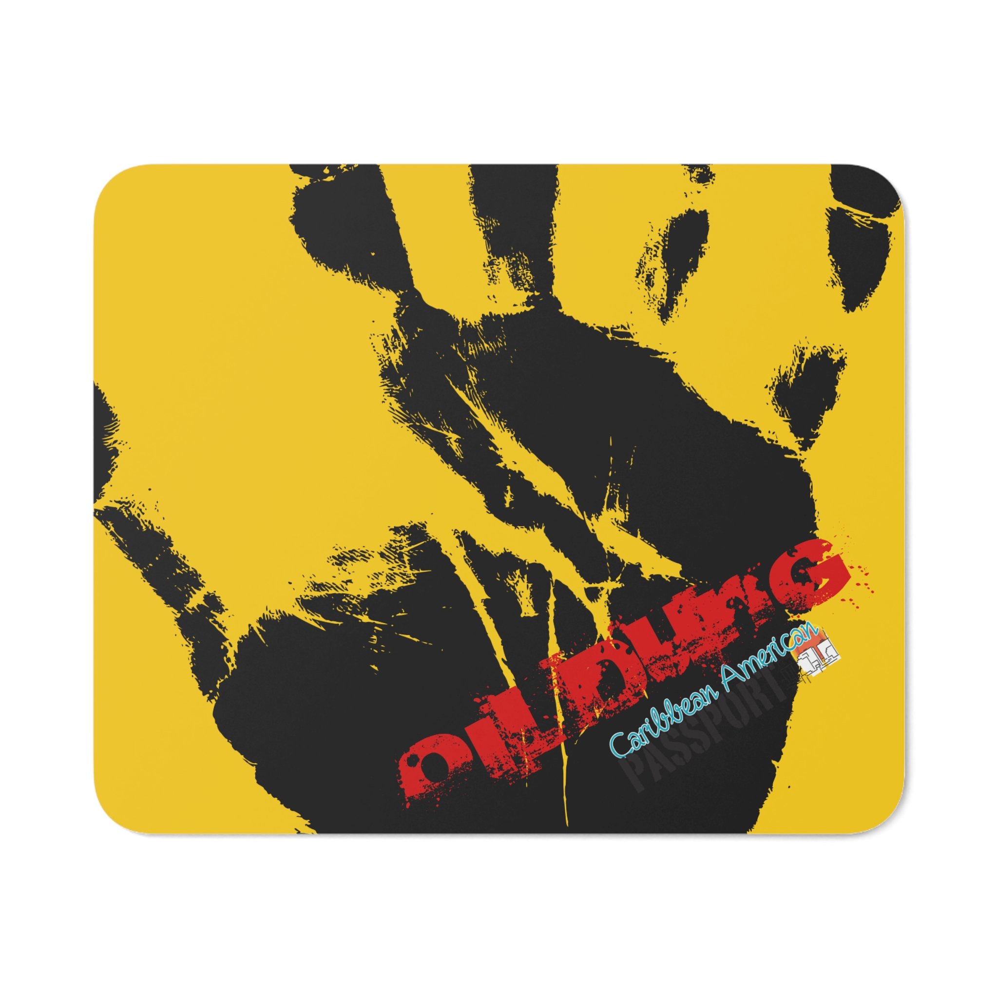 Cap Brand Oil Dung - Desk Mouse Pad