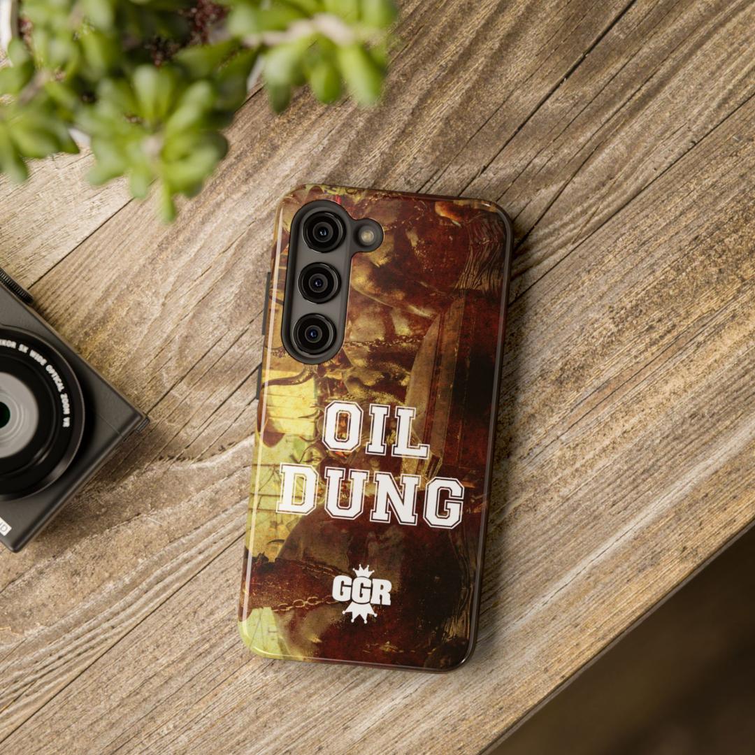 GGR Brand Custom Print Tough Phone Case - Oil Dung Jab Jab