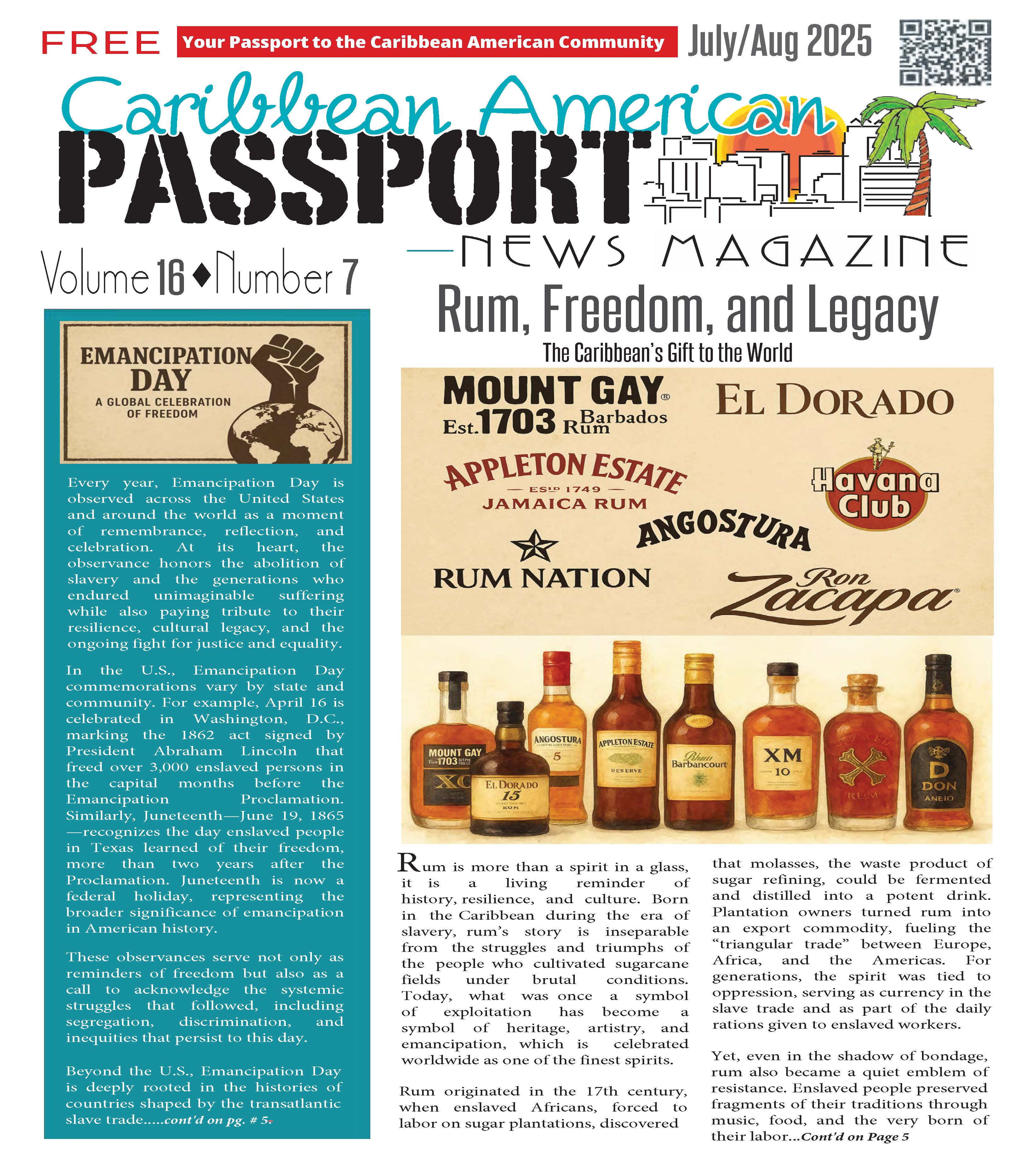 Caribbean American Passport Jul/aug 2025