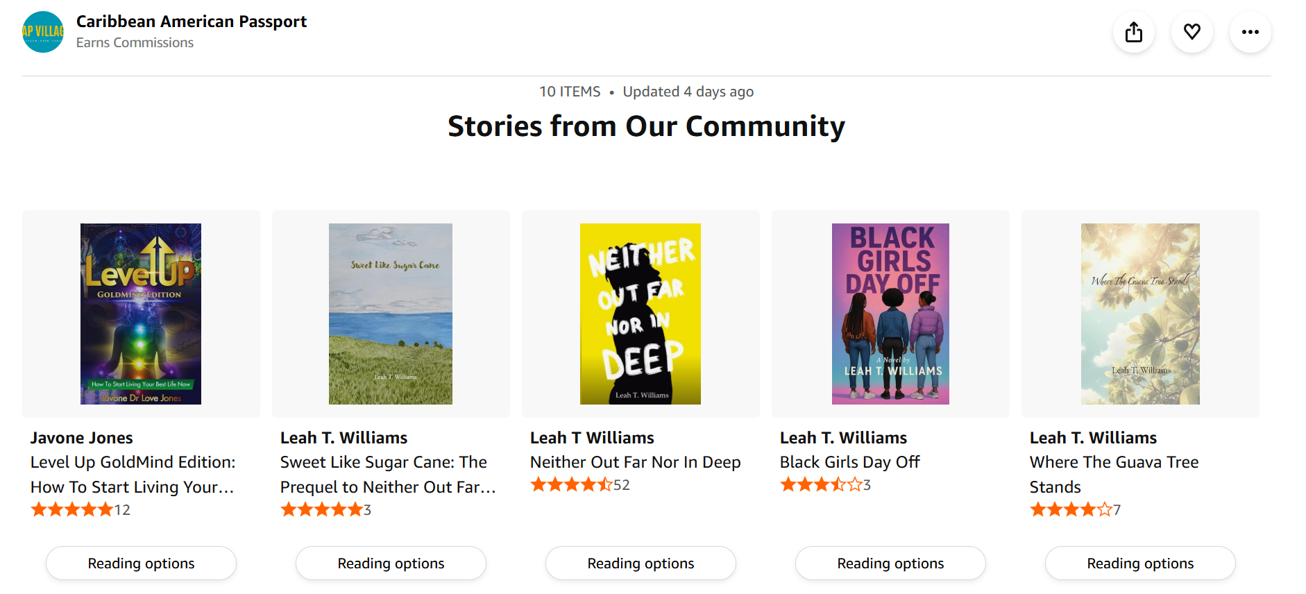 Caribbean American Passport Launches New Amazon Storefront to Support Authors, Creators, and Community