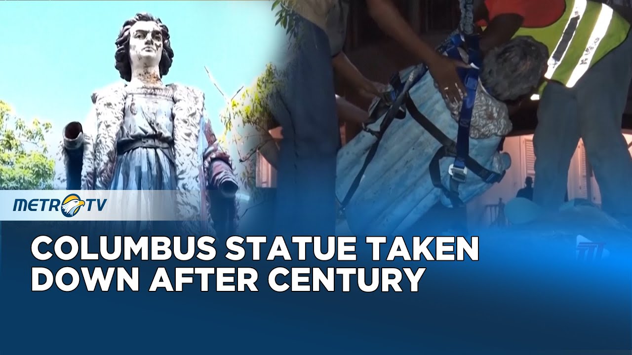 The People Of Trinidad & Tobago Has Taken Action And Removed The Oppressor Imagery That Was The Statue Of Euro Invader Columbus